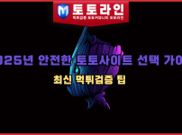 2025년 안전한 토토사이트 선택 가이드: 최신 먹튀검증 팁