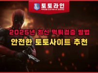 2025년 최신 먹튀검증 방법과 안전한 토토사이트 추천