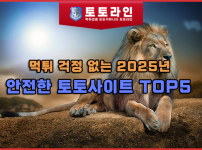 먹튀 걱정 없는 2025년 안전한 토토사이트 TOP5