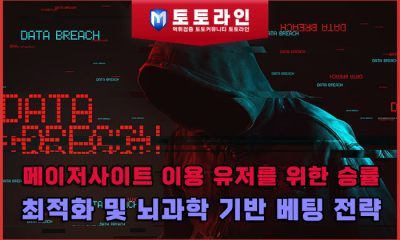 메이저사이트 이용 유저를 위한 승률 최적화 및 뇌과학 기반 베팅 전략